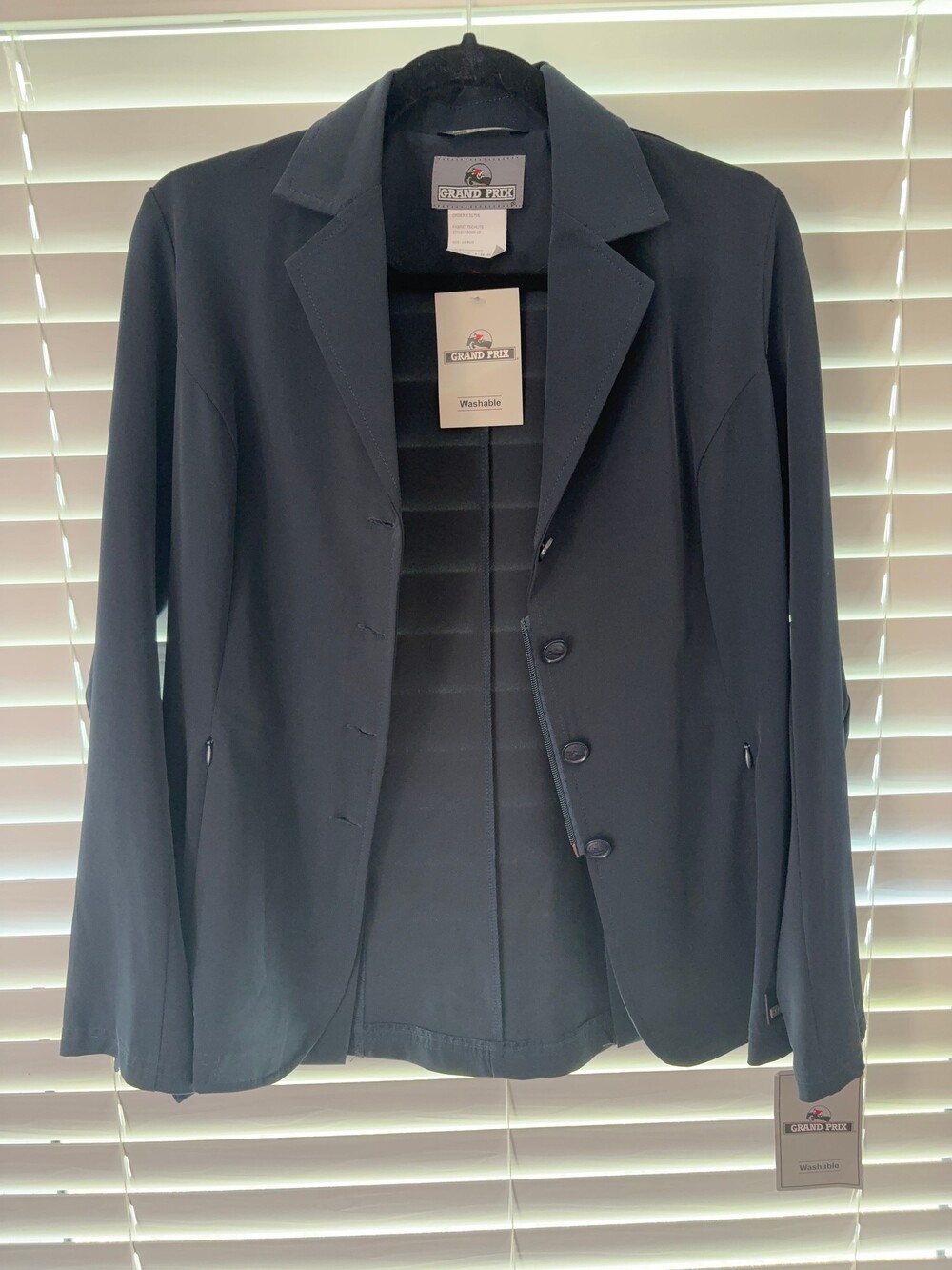 Grand Prix Quinn Tech Lite Show Coat 16 Reg Navy - Navy
